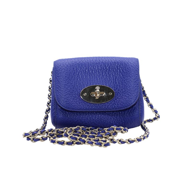 Mulberry Classic Lily In Blue Calfskin Leather